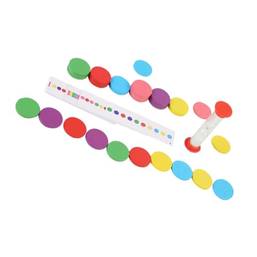 ibasenice 1 Satz Mathe-Lehrmittel für Farben Lernen holzspielzeug Mathematikspielzeug Pädagogisches für kleinkinderspielzeug Mathematikzähler frühes Lernen Plastik von ibasenice