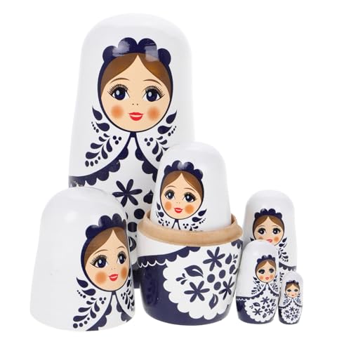 ibasenice 1 Satz Matroschka Babuschka-Puppe Nistpuppen Geburtstagsgeschenk für Kaninchen Kindergeburtstag gastgeschenke Bastelset für Kinderornamente -Kits von ibasenice
