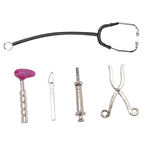 ibasenice 112 Mini Arzt Set Für Jungen Und Mädchen Arzt Kind Spielzeug Puppe Zubehör von ibasenice