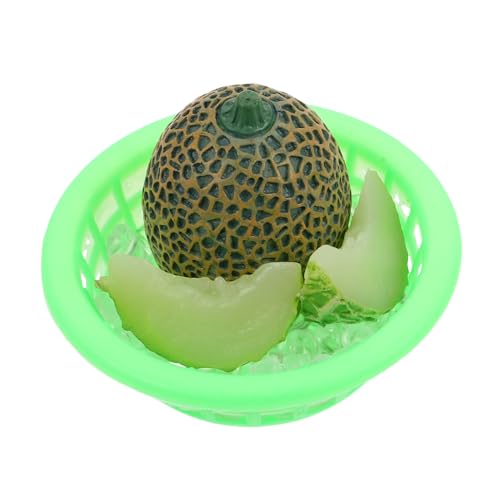 ibasenice 1 Satz Mini -Cantaloupe Realistische Melone Fruchtanzeige Künstliche Frucht Mini-früchte Obstdekoration Obstprops Wohnkultur Obst Zur Heimdekoration Kunstobst Aus Der Küche Harz von ibasenice