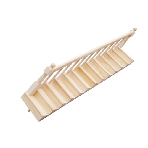 ibasenice Mini-treppe Aus Massivholz Für Spielhaus-minimöbel-Requisite Mit Handlauf ibasenice Mini-treppe Aus Massivholz Für Spielhaus-minimöbel-Requisite Mit Handlauf von ibasenice