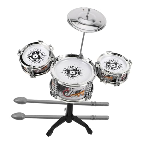 ibasenice 1 Satz Mini Jazz Schlagzeug Set für Kleinkinder Realistisches Robustes für Musikliebhaber Fördert Kreativität Rhythmusgefühl für Jungen von ibasenice