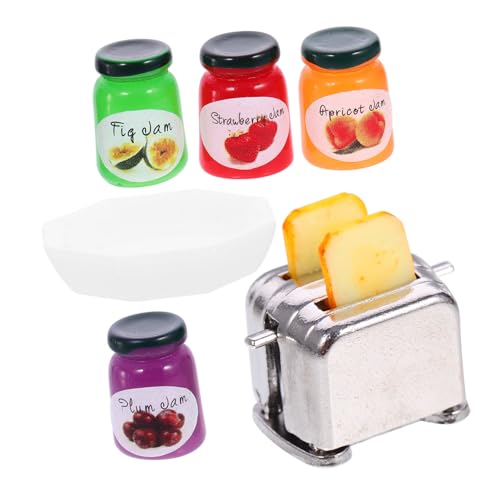 ibasenice Miniatur-brotbackautomaten-Modell Für Puppenhaus Mini-Toaster- Für Kinder Spielzeug von ibasenice