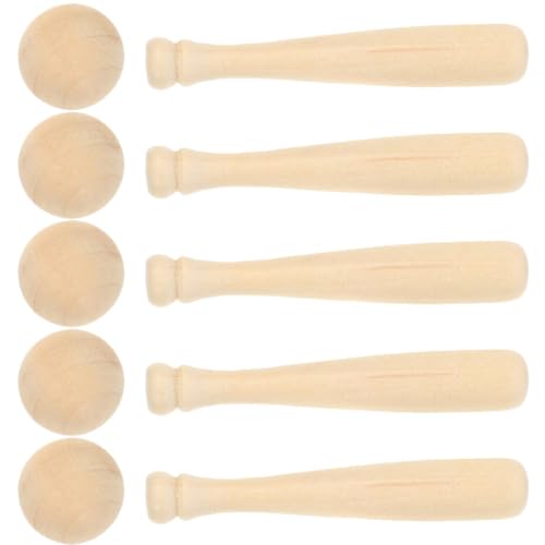 ibasenice Bastel-baseballschläger 10er-Set Unfertige Baseballschlägermodelle Zum Bemalen ibasenice Bastel-baseballschläger 10er-Set Unfertige Baseballschlägermodelle Zum Bemalen von ibasenice