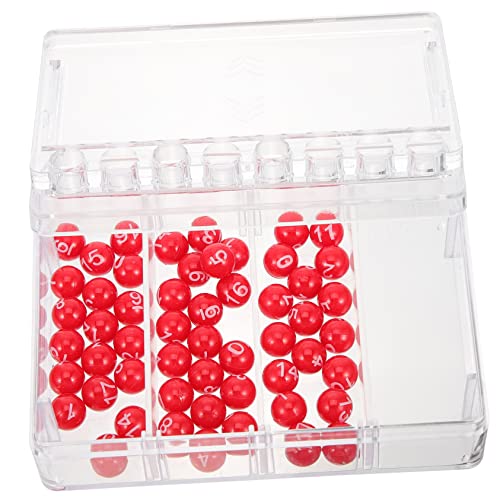 ibasenice 1 Satz Mini-lotteriemaschine Bingo-Maschine Pong-bälle Masse Pool-Pong Spiel Verlosen Gummiballmaschine Einarmiger Mini-verkaufsautomat Pongbälle Nur Bingokugeln Plastik von ibasenice