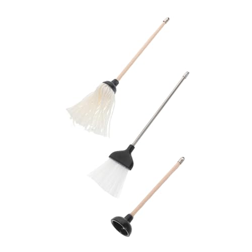 ibasenice 1 Satz Mini -moppbesen Kleinkind Besen Mini-puppenhausmöbel Mini-badezimmerutensilien Für Puppen Dollhouse Cleaning Kit Puppenhausküchenreinigung Spielzeugbesen Legierung Black ibasenice 1 Satz Mini -moppbesen Kleinkind Besen Mini-puppenhausmöbel Mini-badezimmerutensilien Für Puppen Dollhouse Cleaning Kit Puppenhausküchenreinigung Spielzeugbesen Legierung Black von ibasenice