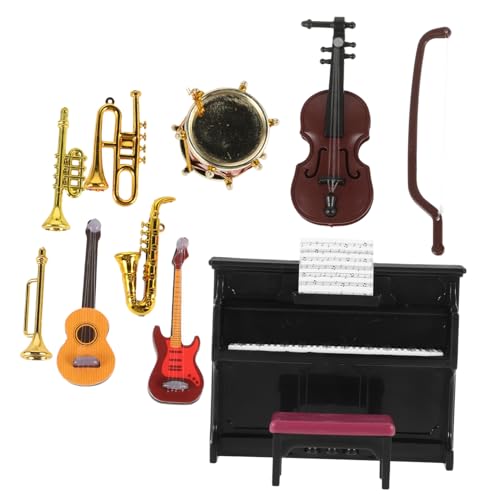 ibasenice 1 Satz Mini-musikinstrumentenmodell Mini-trompete Puppenhaus-musikinstrumente Puppenbett Miniatur -geigen -musikinstrumente Miniatur Gitarre Miniaturinstrument Plastik ibasenice 1 Satz Mini-musikinstrumentenmodell Mini-trompete Puppenhaus-musikinstrumente Puppenbett Miniatur -geigen -musikinstrumente Miniatur Gitarre Miniaturinstrument Plastik von ibasenice