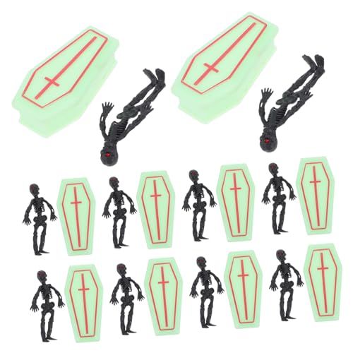 ibasenice 1 Satz Miniature Coffin Box Teiliges Nachts Leuchtende Sargdekoration mit Schwarzem Skelett für Partystreiche und Halloween Dekoration Vielseitig Einsetzbar zur Aufbewahrung ibasenice 1 Satz Miniature Coffin Box Teiliges Nachts Leuchtende Sargdekoration mit Schwarzem Skelett für Partystreiche und Halloween Dekoration Vielseitig Einsetzbar zur Aufbewahrung von ibasenice