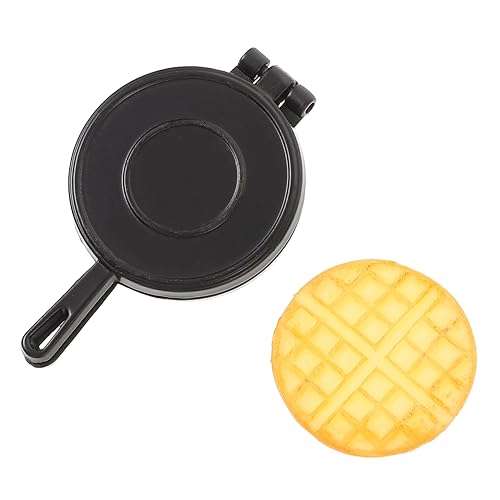 ibasenice 1 Satz Miniaturmodell puppenhauszubehör Mini-Essen Puppenhaus Waffelform Foto -Requisiten Miniatur-Food-Modell Mini-Küchenzubehör Mini- - Legierung Black von ibasenice