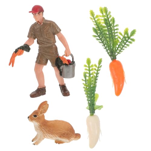 ibasenice 1 Satz Modelle Von Nutztieren Kleines Kaninchenmodell Hasenhandwerk Bauernhof Tierdekoration Mini -gartendekoration Karottenfiguren Mini-Statue Desktop-Ornament Plastik ibasenice 1 Satz Modelle Von Nutztieren Kleines Kaninchenmodell Hasenhandwerk Bauernhof Tierdekoration Mini -gartendekoration Karottenfiguren Mini-Statue Desktop-Ornament Plastik von ibasenice