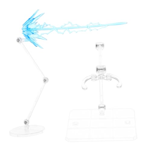 ibasenice 1 Satz Modellieren Sie Spezialeffektteile Figurenständer Modell Halter Flugständer Für Actionfiguren Puppenspielständer Actionfiguren-Basis Figurenbasis Puppenständer Blue Plastik von ibasenice