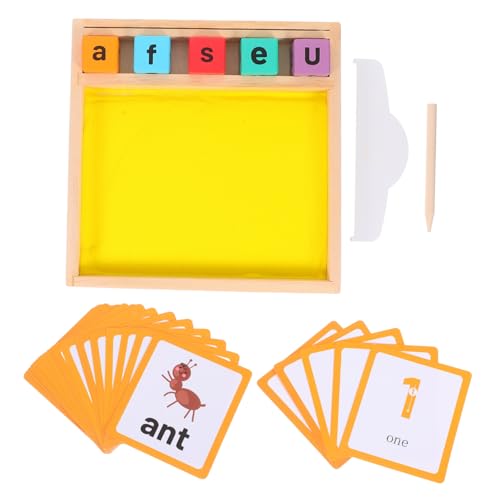 ibasenice 1 Satz Montessori Sand Tray für Lernspielzeug zur Buchstabenführung und Sensorischen Flexibles Sandpapier für Zuhause und Kindergarten Entwickelt Motorische Fähigkeiten und Spaß Am von ibasenice