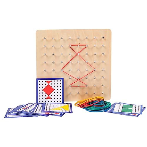 ibasenice Lernspielzeug Für Jungen Und Mädchen Feinmotorik-Spielzeug Geoboard-Formen Aus Holz Sensorik-Board Für Jungen Und Mädchen Frühlern-entwicklungsspielzeug ibasenice Lernspielzeug Für Jungen Und Mädchen Feinmotorik-Spielzeug Geoboard-Formen Aus Holz Sensorik-Board Für Jungen Und Mädchen Frühlern-entwicklungsspielzeug von ibasenice