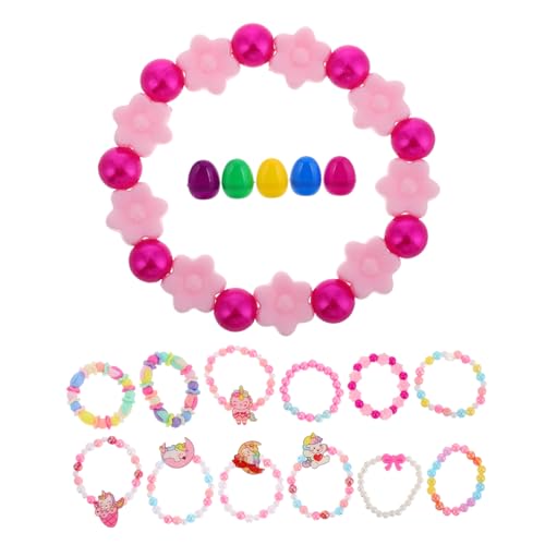 ibasenice 1 Satz Ostereier kunststoff eier Cartoon-Aufkleber Futterzubehör Accessoires Dekorationen Baumwolle Ornamente Frühlingsbrille hängende Plastikeier osterei DIY handwerk Eier legen von ibasenice