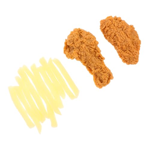 ibasenice 12 Stück PVC-lebensmittelmodell Hühnerflügel Beine Pommes Frites Realistisches Für Fotografie Und Mädchenspielzeug ibasenice 12 Stück PVC-lebensmittelmodell Hühnerflügel Beine Pommes Frites Realistisches Für Fotografie Und Mädchenspielzeug von ibasenice