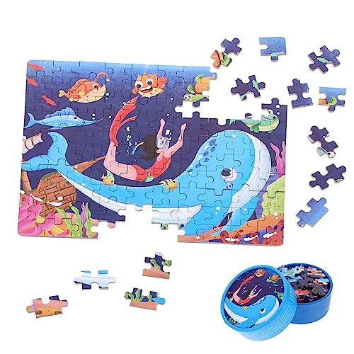 ibasenice 100-teiliges Baby-Form-Puzzle Zahlen-Matching-vorschulspielzeug Für Jungen Und Mädchen Im Alter Von 3–9 Jahren Jungen- Und Mädchen-Puzzle Papierpuzzles von ibasenice