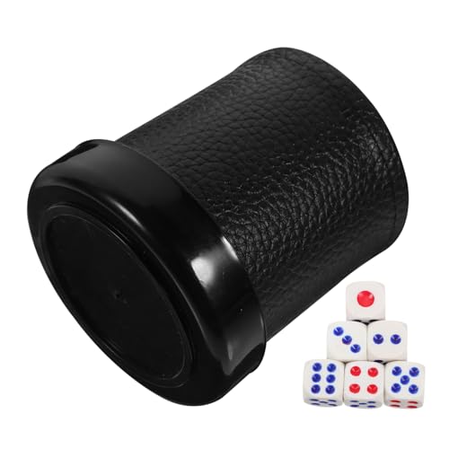 ibasenice 1 Satz Partyschüssel Behälter Zum Organisieren Wiederverwendbare Kaffeetasse Für Würfel Spiel Besteck Organizer Teetasse Würfelbecher Würfel Liefert Black Abs von ibasenice