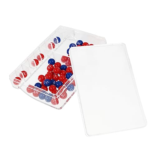 ibasenice 1 Satz Partyspielzeug Tennisbälle Masse Tombolakugeln ersetzen Mini-Lotteriemaschine Glückskugelmaschine Billardkugeln Fasching Spiele plastikball Tombola Ziehball Spielball von ibasenice