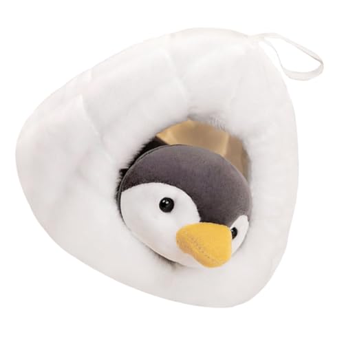 ibasenice 1 Satz Pinguin-Puppe Mini Kuscheltier Großer Ausgestopfter Pinguin Gefüllte Puppe Pinguin Stofftier Pinguin Pinguin-stofftiere Pinguin Mit Nest Plüsch von ibasenice