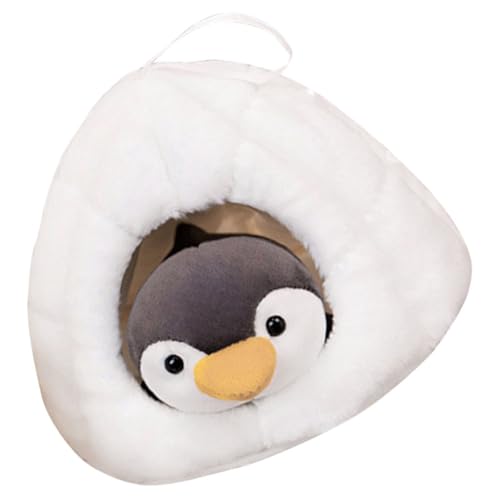 ibasenice 1 Satz Pinguin-Puppe Mini Kuscheltier Pinguin Pinguin Mit Nest Pinguin Stofftier Gefüllte Puppe Ausgestopfter Pinguin Pinguin-stofftiere Plüsch von ibasenice