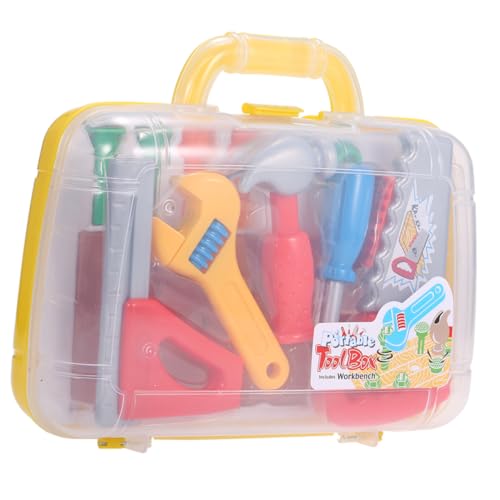 ibasenice 1 Satz Plastik -Toolbox -Spielsachen Werkzeugkasten Spielzeugbausatz für die Bauwerkstatt Werkstatt-Werkzeugkasten- baupartei versorgung Brown Zufällige Farbe ibasenice 1 Satz Plastik -Toolbox -Spielsachen Werkzeugkasten Spielzeugbausatz für die Bauwerkstatt Werkstatt-Werkzeugkasten- baupartei versorgung Brown Zufällige Farbe von ibasenice