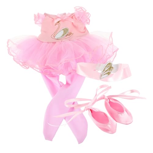 ibasenice 1 Satz Puppenballettkostüm Puppenhaus-Modell Prinzessin Puppe Puppe Puppen Ballettkleid Ballettanzug für Puppen Puppenmode Ballettschuhe für Puppen Puppen-Tutu-Kleid Polyester Rosa ibasenice 1 Satz Puppenballettkostüm Puppenhaus-Modell Prinzessin Puppe Puppe Puppen Ballettkleid Ballettanzug für Puppen Puppenmode Ballettschuhe für Puppen Puppen-Tutu-Kleid Polyester Rosa von ibasenice