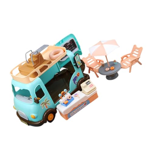 ibasenice 1 Satz Puppenhaus Eiswagen und Strandstuhl Set mit Realistische Spielzeugaccessoires für Rollenspiele und Dekoratives Sammlerstück ibasenice 1 Satz Puppenhaus Eiswagen und Strandstuhl Set mit Realistische Spielzeugaccessoires für Rollenspiele und Dekoratives Sammlerstück von ibasenice