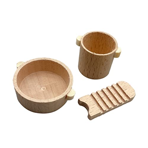 ibasenice Puppen-nähspielzeug Mini- -möbelset Handgefertigtes Wäschebecken Miniatur-waschbrett Wasserspielzeug Für Puppenhaus ibasenice Puppen-nähspielzeug Mini- -möbelset Handgefertigtes Wäschebecken Miniatur-waschbrett Wasserspielzeug Für Puppenhaus von ibasenice
