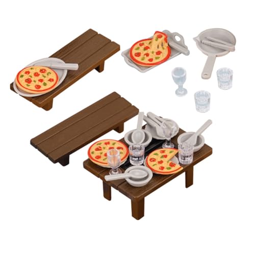 ibasenice 1 Satz Puppenhaus Zubehör BBQ Grill Pizza und Stühle Realistische Küchenutensilien für Rollenspiele Perfektes für Kreative Aktivitäten ibasenice 1 Satz Puppenhaus Zubehör BBQ Grill Pizza und Stühle Realistische Küchenutensilien für Rollenspiele Perfektes für Kreative Aktivitäten von ibasenice