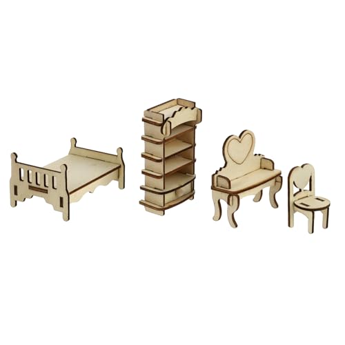 ibasenice 1 Satz Puppenhaus kinderspielzeug für Miniaturmöbel kinderknallzeug Children Toys Puppenstubenmöbel Puppenhaus-Schlafzimmer Zubehör für Miniatur Holz ibasenice 1 Satz Puppenhaus kinderspielzeug für Miniaturmöbel kinderknallzeug Children Toys Puppenstubenmöbel Puppenhaus-Schlafzimmer Zubehör für Miniatur Holz von ibasenice