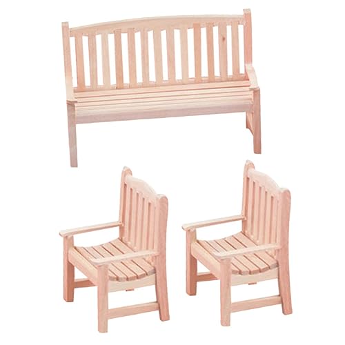 ibasenice 1 Satz Puppenhausmöbel bastelzeug handwerkskunst puppenhauszubehör dekoring Mikrolandschaft Dekoration Decor Gebäude Mini Träger entzückende Puppenmöbel Kinderversorgung hölzern von ibasenice