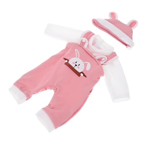 ibasenice Realistische Baby Puppe Junge Kleidung Set Polyester Puppe Strampler Hut Zubehör Ankleiden Spielzeug von ibasenice