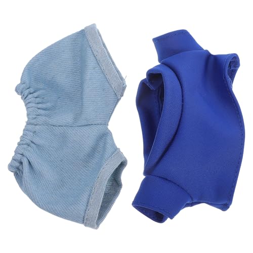 ibasenice 1 Satz Puppenkleidungsset Puppenpuppen Pastellpuppen Mädchen-Ornamente Hosenpuppen Feenverzierung Puppenornament Engel Puppe Shorts Puppen Klassische Puppen Exquisite Puppen Stoff von ibasenice