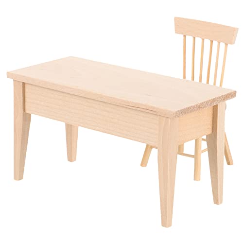 ibasenice 1 Satz Puppenschmuck Figur Teenager Miniatur Bedroom Decor kleinmöbel Modellbau tablez STÜhle Kinderspielzeug Kleiner Schreibtisch aus Holz Puppenmöbel hölzern ibasenice 1 Satz Puppenschmuck Figur Teenager Miniatur Bedroom Decor kleinmöbel Modellbau tablez STÜhle Kinderspielzeug Kleiner Schreibtisch aus Holz Puppenmöbel hölzern von ibasenice