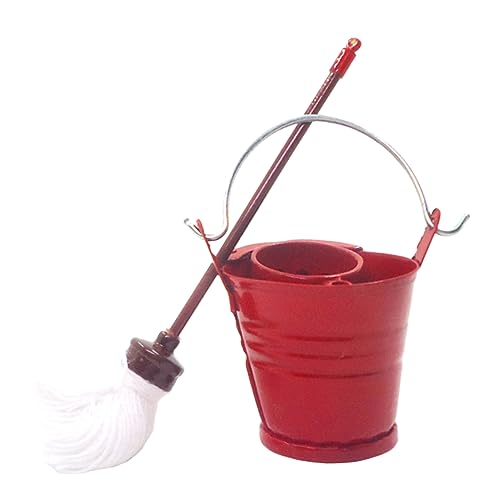 ibasenice Realistische Mini Mop Eimer Pädagogisches Spielzeug Foto Eimer Modell ibasenice Realistische Mini Mop Eimer Pädagogisches Spielzeug Foto Eimer Modell von ibasenice