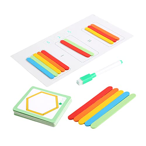 ibasenice 1 Satz Puzzle-Gebäude holzspielzeug frühkindliche aufklärung Rechenspielzeug Mathe-Zählchips Mathe- für pädagogisches Mathespielzeug Bunte Zählstäbe hölzern ibasenice 1 Satz Puzzle-Gebäude holzspielzeug frühkindliche aufklärung Rechenspielzeug Mathe-Zählchips Mathe- für pädagogisches Mathespielzeug Bunte Zählstäbe hölzern von ibasenice