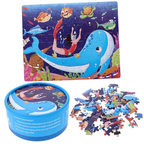 ibasenice 1 Satz Puzzle aufbwahrungs-Box aufbewahrungskorb kleinkinderspielzeug Meereswelt aufbewahrungsbox für für Kinderspiele Papierrätsel Rätsel für Kleinkinder rätsel ibasenice 1 Satz Puzzle aufbwahrungs-Box aufbewahrungskorb kleinkinderspielzeug Meereswelt aufbewahrungsbox für für Kinderspiele Papierrätsel Rätsel für Kleinkinder rätsel von ibasenice
