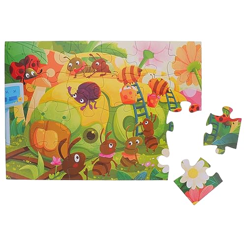 ibasenice 1 Satz Puzzle für rätselbuch kinderpuzzle rätselspiel for Puzzles für Kleinkinder 1-3 Vorschulpuzzles für im Alter von 3-5 Jahren Papier von ibasenice