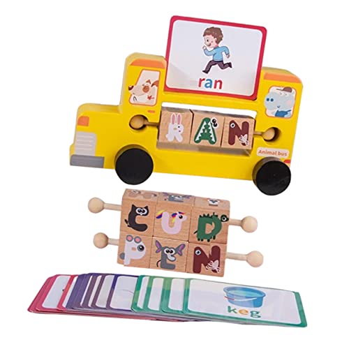 ibasenice Puzzlespielzeug Für Kleinkinder – Alphabet-Puzzle Aus Holz – Rechtschreibspiele Für Kinder – Lernspielzeug Für 1–3 Jahre ibasenice Puzzlespielzeug Für Kleinkinder – Alphabet-Puzzle Aus Holz – Rechtschreibspiele Für Kinder – Lernspielzeug Für 1–3 Jahre von ibasenice