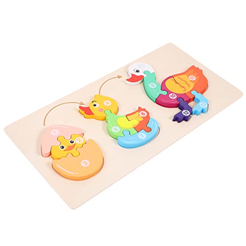ibasenice 1 Satz Puzzle kindergeburtstags mitgebsel Toys Kindergeburtstagsgeschenk zabawki stymulujące rozwój holzpuzzel Rätsel zum frühen Lernen Holzrätsel hölzern von ibasenice