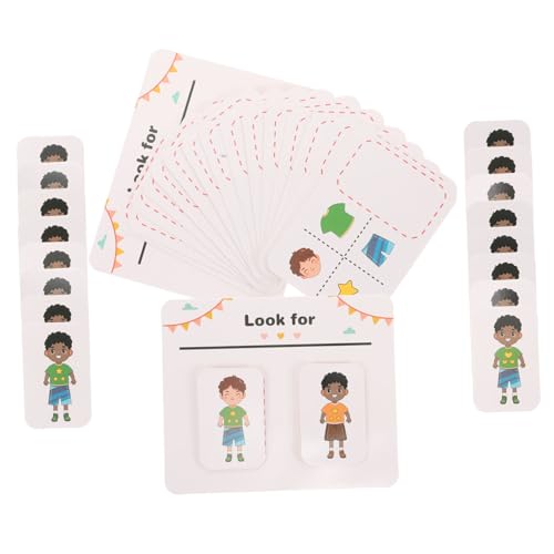 ibasenice 1 Satz Puzzlekarten Für Den Kindergarten Memory-Matching-Karten Denkspiel Partyaktivitäten Montessori-Karten Lernspielzeug Für Den Vorschulalter Lustiges Lernspielzeug Papier ibasenice 1 Satz Puzzlekarten Für Den Kindergarten Memory-Matching-Karten Denkspiel Partyaktivitäten Montessori-Karten Lernspielzeug Für Den Vorschulalter Lustiges Lernspielzeug Papier von ibasenice