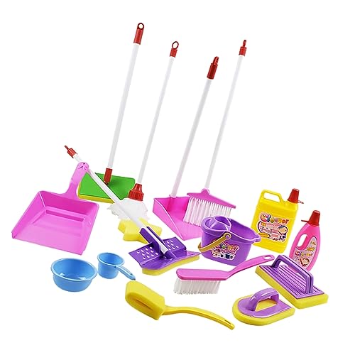 ibasenice 1 Satz Reinigungsspielset Reinigungsgeräte Für Reinigungsgeräte Für Spielhäuser Reinigung Von Spielsachen Für Plastik Colorful von ibasenice