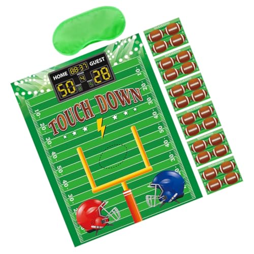 ibasenice Football-partyspiele American-Football-Thema Partydekorationen Zum Thema Football Zubehör Für Den Rugby-spieltag ibasenice Football-partyspiele American-Football-Thema Partydekorationen Zum Thema Football Zubehör Für Den Rugby-spieltag von ibasenice