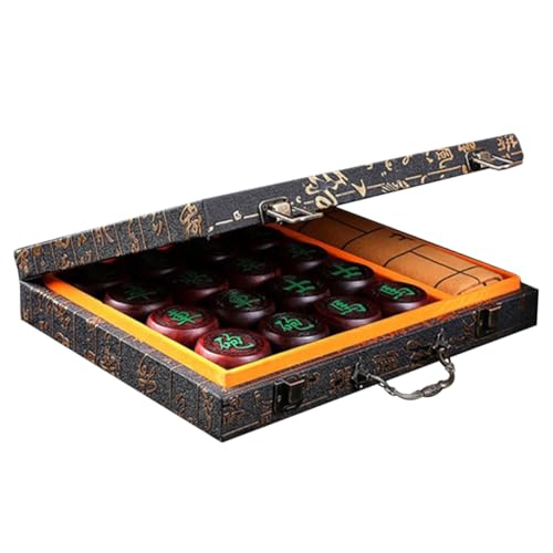 ibasenice 1 Satz Schach Chinese Chess bastelzeug Gesellschaftsspiel Board gamees brettspiel Chess Pieces Boardgames настольная игра Chess Boards Chessboard Gry planszowe Massivholz von ibasenice