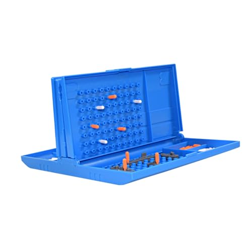 ibasenice 1 Satz Schlachtschiffschach für Two Player Games interaktives mädchen zappeln Spaß Spiele Brettspiel Brettspiel Schach Plastik Blue von ibasenice