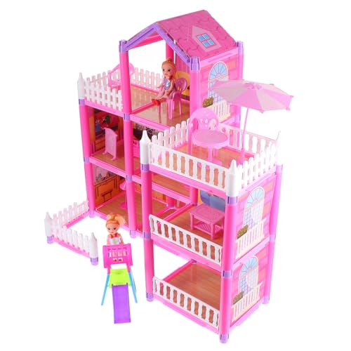 ibasenice 1 Satz Schloss selber Bauen interaktives spielhaus zabawki stymulujące rozwój Toy for The Teachers Plastikvilla- DIY großes Schlossspielzeug Rosa ibasenice 1 Satz Schloss selber Bauen interaktives spielhaus zabawki stymulujące rozwój Toy for The Teachers Plastikvilla- DIY großes Schlossspielzeug Rosa von ibasenice