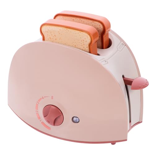 ibasenice 1 Satz Simulation Elektrischer Spielzeuge Kind Gefälscht -Toaster Simulation Brotbackautomat Küche Spielhaus Brotbackmaschine Plastik Rosa von ibasenice