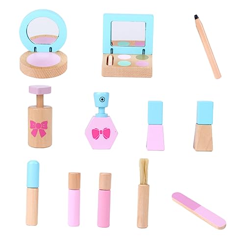 ibasenice 1 Satz Simulation Kosmetiktasche Mädchenspielzeug Mädchen tun so, als würden sie Make-up Spielen Kinderspielzeug Geschenke Spielzeug für Mädchen Spielhaus aus Holz hölzern vorgeben von ibasenice