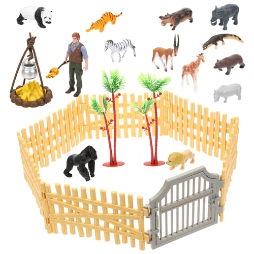 ibasenice Realistisches Miniatur-Bauernhof-Tiere- Und Zaun-szenen-Set Kinderspiel-Bauernhof-lernspielzeug Montagemodell ibasenice Realistisches Miniatur-Bauernhof-Tiere- Und Zaun-szenen-Set Kinderspiel-Bauernhof-lernspielzeug Montagemodell von ibasenice