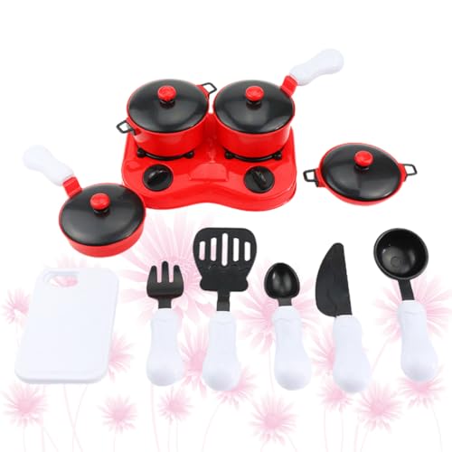ibasenice 1 Satz Simulations-Küchen Set kinderküche Kitchen Children Toys kochset Kinderkochgeschirr-Set Kinderkochset küchenutensilien Toys Black ibasenice 1 Satz Simulations-Küchen Set kinderküche Kitchen Children Toys kochset Kinderkochgeschirr-Set Kinderkochset küchenutensilien Toys Black von ibasenice